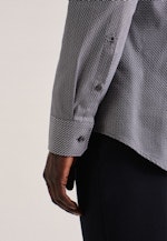 Poplin Business Shirt in Slim with Kent-Collar and extra long sleeve in Grey |  Seidensticker Onlineshop