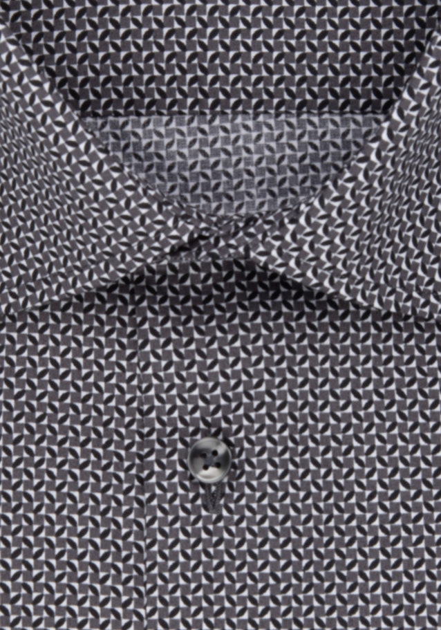 Popeline Business overhemd in Shaped with Kentkraag and extra long sleeve in Grijs |  Seidensticker Onlineshop