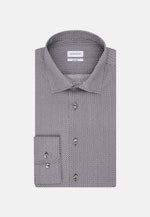 Poplin Business Shirt in Shaped with Kent-Collar and extra long sleeve in Grey |  Seidensticker Onlineshop