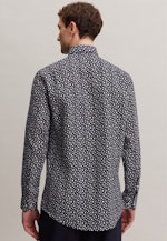 Regular fit Business Hemd Druck in Dunkelblau |  Seidensticker Onlineshop