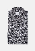 Regular fit Business Hemd Druck in Dunkelblau |  Seidensticker Onlineshop