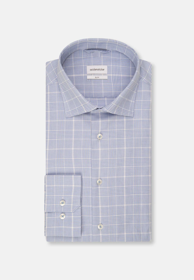Slim Business Hemd Karo in Hellblau |  Seidensticker Onlineshop