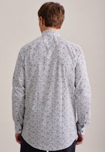 Regular Business shirt Print in Green |  Seidensticker Onlineshop