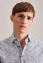 Regular Business shirt Print in Green |  Seidensticker Onlineshop