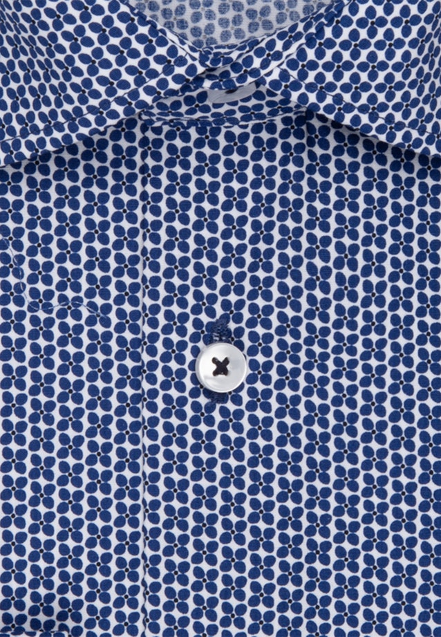 Business Shirt in Regular with Kent-Collar in Medium Blue |  Seidensticker Onlineshop