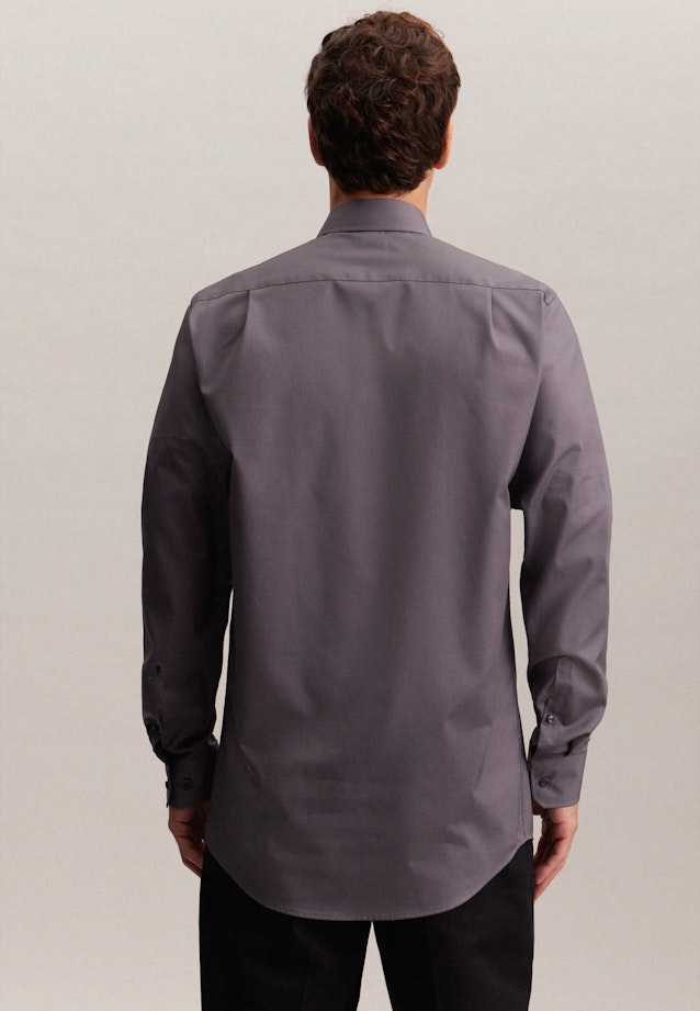 Comfort Chemise d'affaires Uni in Gris |  Seidensticker Onlineshop