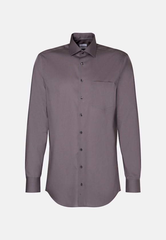 Comfort Chemise d'affaires Uni in Gris |  Seidensticker Onlineshop