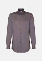 Comfort Chemise d'affaires Uni in Gris |  Seidensticker Onlineshop