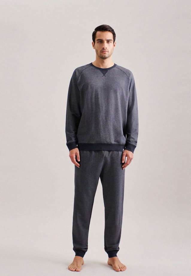 Pyjamahose aus Baumwollmischung in Dunkelblau |  Seidensticker Onlineshop