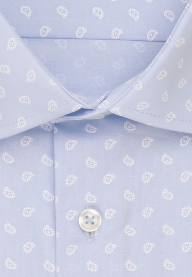 Popeline Business Hemd in Regular mit Kentkragen und extra langem Arm in Hellblau |  Seidensticker Onlineshop