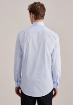 Regular Business shirt Print in Light Blue |  Seidensticker Onlineshop