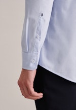 Regular Chemise d'affaires carreaux in Bleu Clair |  Seidensticker Onlineshop