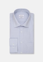 Regular Chemise d'affaires carreaux in Bleu Clair |  Seidensticker Onlineshop