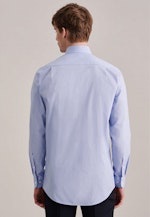 Regular Business Hemd Pepita in Hellblau |  Seidensticker Onlineshop