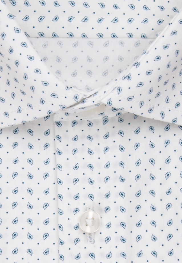 Regular Chemise d'affaires Imprimé in Turquoise |  Seidensticker Onlineshop