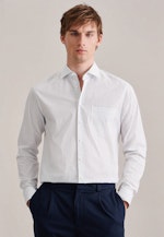 Regular Chemise d'affaires Imprimé in Turquoise |  Seidensticker Onlineshop