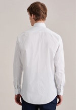 Regular Chemise d'affaires Imprimé in Turquoise |  Seidensticker Onlineshop