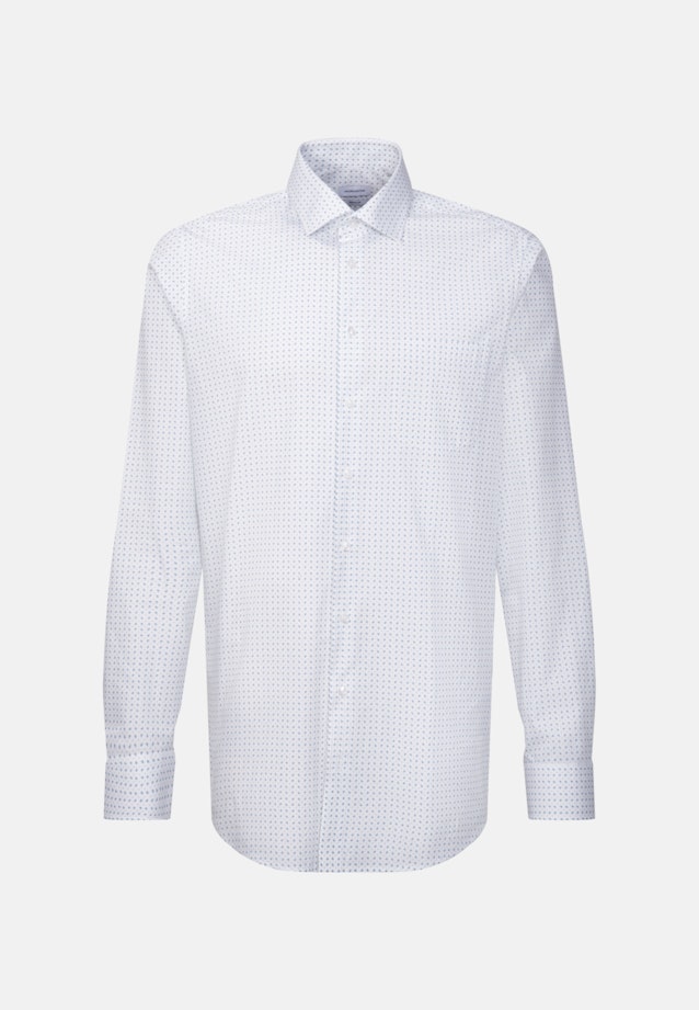 Regular Chemise d'affaires Imprimé in Turquoise |  Seidensticker Onlineshop