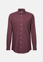 Regular Business Hemd Druck in Rot |  Seidensticker Onlineshop