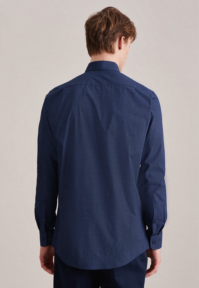 Regular Chemise d'affaires Imprimé in Bleu Clair |  Seidensticker Onlineshop