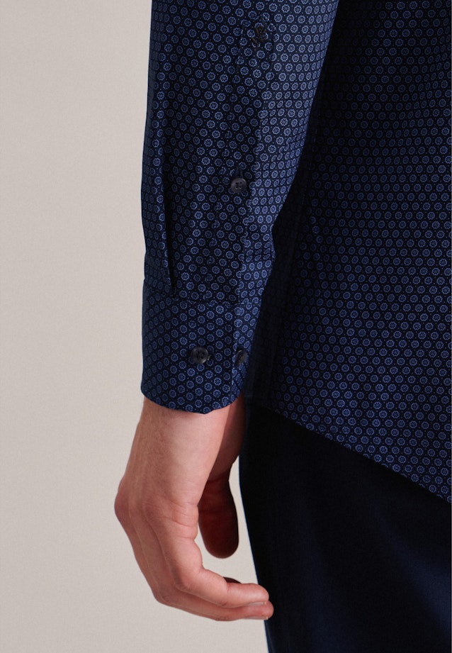 Regular Chemise d'affaires Imprimé in Bleu Clair |  Seidensticker Onlineshop