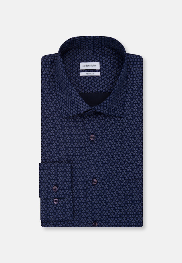 Regular Chemise d'affaires Imprimé in Bleu Clair |  Seidensticker Onlineshop