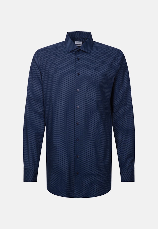 Regular Chemise d'affaires Imprimé in Bleu Clair |  Seidensticker Onlineshop