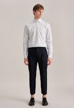 Regular Chemise d'affaires Imprimé in Bleu Foncé |  Seidensticker Onlineshop