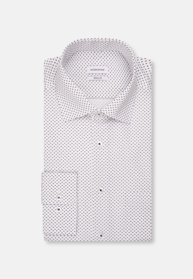 Regular Chemise d'affaires Imprimé in Bleu Foncé |  Seidensticker Onlineshop