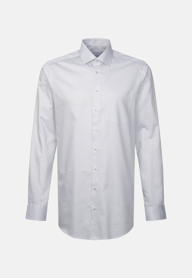 Regular Chemise d'affaires Imprimé in Bleu Foncé |  Seidensticker Onlineshop