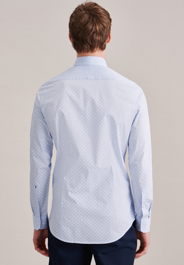 Slim Business shirt Print in Light Blue |  Seidensticker Onlineshop