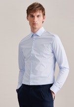 Slim Business shirt Print in Light Blue |  Seidensticker Onlineshop