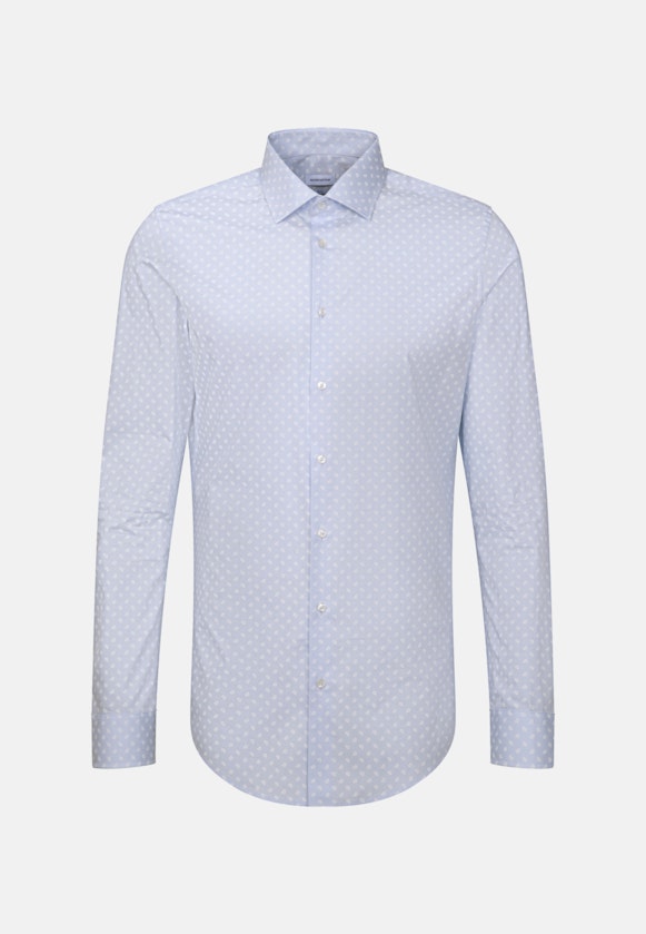 Slim Business shirt Print in Light Blue |  Seidensticker Onlineshop