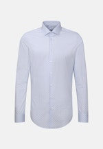 Slim Business shirt Print in Light Blue |  Seidensticker Onlineshop