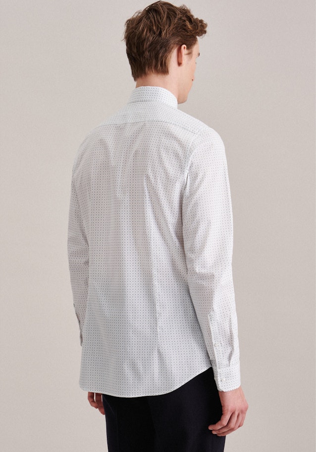 Poplin Business Shirt in Slim with Kent-Collar and extra long sleeve in Turquoise |  Seidensticker Onlineshop