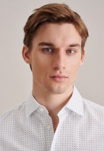 Slim Chemise d'affaires Imprimé in Turquoise |  Seidensticker Onlineshop