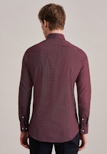 Slim Business Hemd Druck in Rot |  Seidensticker Onlineshop