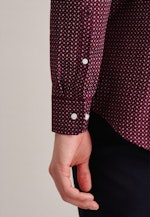 Slim Business Hemd Druck in Rot |  Seidensticker Onlineshop