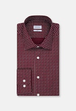 Slim Business Hemd Druck in Rot |  Seidensticker Onlineshop