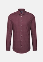 Slim Business Hemd Druck in Rot |  Seidensticker Onlineshop