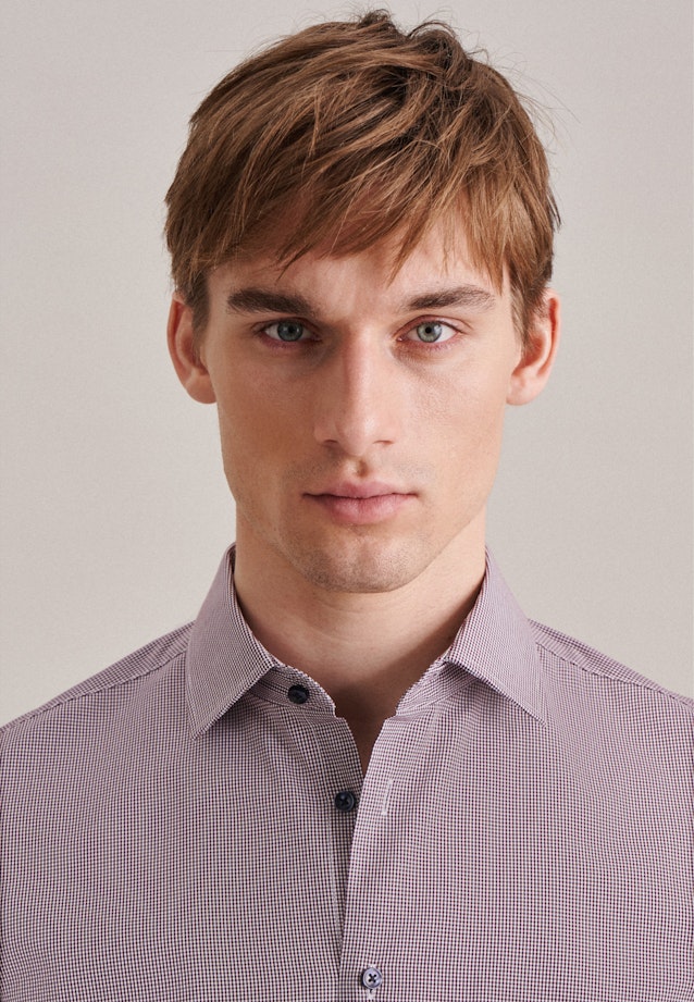 Slim Business Hemd Karo in Rot |  Seidensticker Onlineshop