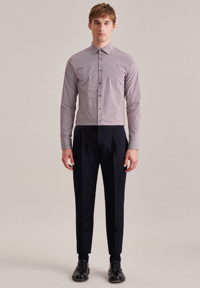 Slim Business Hemd Karo in Rot |  Seidensticker Onlineshop