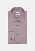 Non-iron Poplin Business Shirt in Slim with Kent-Collar and extra long sleeve in Red |  Seidensticker Onlineshop