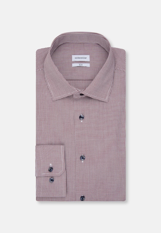 Slim Business Hemd Karo in Rot |  Seidensticker Onlineshop