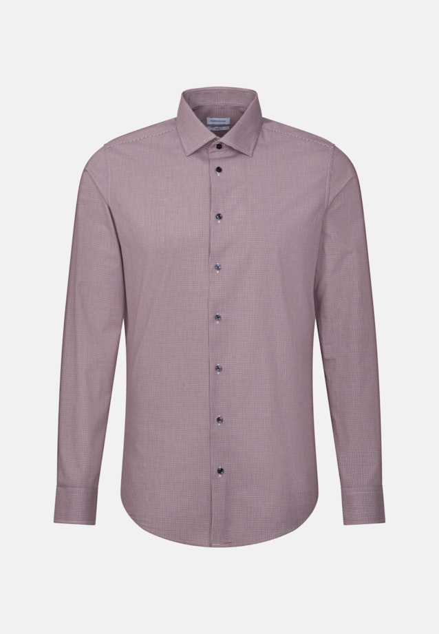 Slim Business Hemd Karo in Rot |  Seidensticker Onlineshop