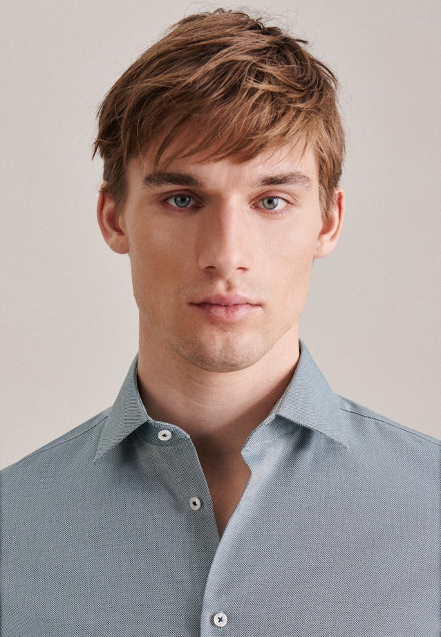 Slim Business Hemd Uni in Grün |  Seidensticker Onlineshop