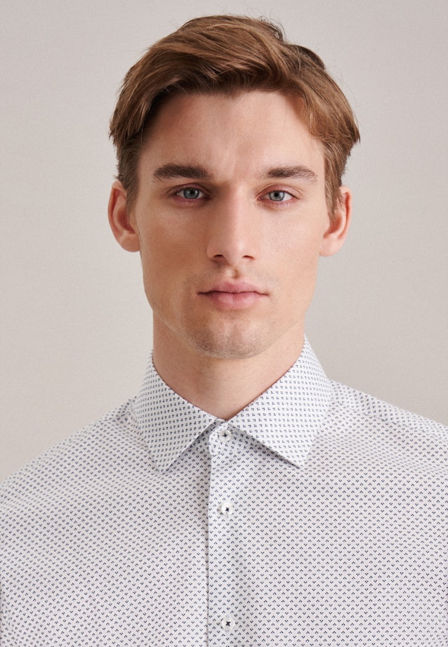 Slim Chemise d'affaires Imprimé in Bleu Foncé |  Seidensticker Onlineshop