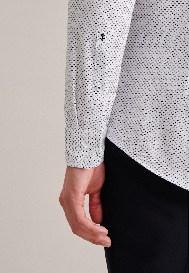 Slim Chemise d'affaires Imprimé in Bleu Foncé |  Seidensticker Onlineshop