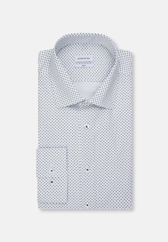 Slim Chemise d'affaires Imprimé in Bleu Foncé |  Seidensticker Onlineshop