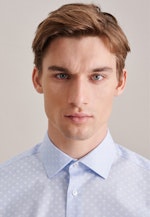 Shaped Business shirt Print in Light Blue |  Seidensticker Onlineshop